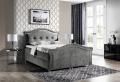 Expedo Čalúnená posteľ boxspring BEDRIS LUX + topper, 120x200, jaguar 2167