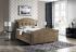 Expedo Čalúnená posteľ boxspring BEDRIS LUX + topper, 140x200, jaguar 2177