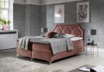 Expedo Čalúnená posteľ boxspring CASCHMIRIS, 140x200, monolith 63