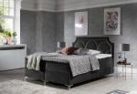Expedo Čalúnená posteľ boxspring CASCHMIRIS, 200x200, monolith 97