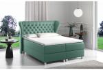 Expedo Čalúnená posteľ boxspring JACKY + topper, 160x200, fancy 36