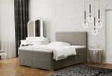 Expedo Čalúnená posteľ boxspring DASTER + topper, 180x200, matt velvet 09