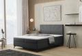 Expedo Čalúnená posteľ boxspring ROUSE + topper, 200x200, basel 96
