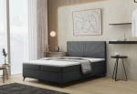 Expedo Čalúnená posteľ boxspring ROUSE + topper, 200x200, basel 96
