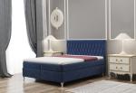 Expedo Čalúnená posteľ boxspring DOUGLAS + topper, 180x200, monolith 77