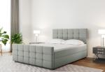Expedo Čalúnená posteľ boxspring MARENA + topper, 180x200, basel 87
