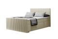 Expedo Čalúnená posteľ boxspring REMOS + topper, 120x200, monolith 02