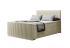 Expedo Čalúnená posteľ boxspring REMOS + topper, 120x200, monolith 02