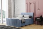 Expedo Čalúnená posteľ boxspring REMOS + topper, 120x200, monolith 70