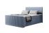 Expedo Čalúnená posteľ boxspring REMOS + topper, 180x200, monolith 70