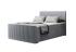 Expedo Čalúnená posteľ boxspring REMOS + topper, 180x200, monolith 85