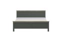 Expedo Posteľ DIVOR, 180x200, zelená/dub lefkas tmavý + rošt + matrac DE LUX