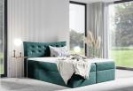 Expedo Čalúnená posteľ boxspring SALAMON + topper, 140x200, kronos 04