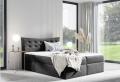 Expedo Čalúnená posteľ boxspring SALAMON + topper, 180x200, kronos 22