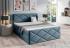 Expedo Čalúnená posteľ boxspring ROBINSON + topper, 120x200, monolith 72