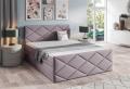 Expedo Čalúnená posteľ boxspring ROBINSON + topper, 180x200, monolith 62