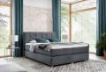 Expedo Čalúnená posteľ boxspring MODLA + topper, 120x200, grafit