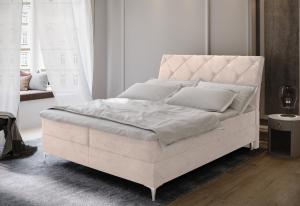 Expedo Čalúnená posteľ boxspring MARLO, 140x200, aston 02