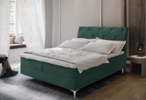 Expedo Čalúnená posteľ boxspring MARLO, 160x200, aston 27