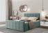 Expedo Čalúnená posteľ boxspring TAMIKA, 200x200, soro 34