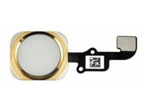 iPhone 6, iPhone 6 Plus - Home button + home button flex (zlatý)