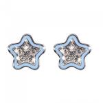 L.O.L. Surprise! Dievčenské náušnice Hviezdičky s kryštálmi Star L2002BLU