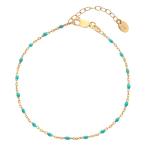 Hot Diamonds Jemný pozlátený náramok s korálkami Jac Jossa Embrace DL658