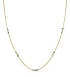 Rosefield Jemný pozlátený náhrdelník Emerald JNEDG-J719