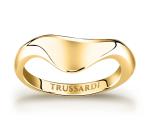 Trussardi Moderný pozlátený prsteň z ocele T-Design TJAXA07 56 mm