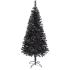 Čierny umelý vianočný stromček, 120 cm 230 vetiev