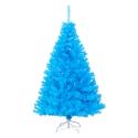 Modrý umelý vianočný stromček, 150 cm 415 vetiev