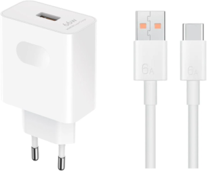 Honor SuperCharge HN-110600E00, 66W + USB-C kábel, biela