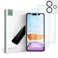 3PACK OCHRANNÝCH SKIEL TECH-PROTECT SUPREME SET iPhone 11 CLEAR
