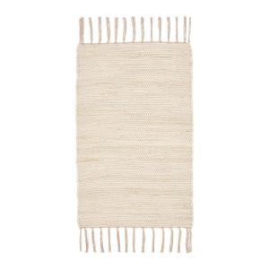 Tkaný Handričkový Koberec Julia, 60/90cm, Svetlohnedá