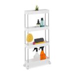Multifunkčný vozík so 4 priehradkami RD48023, biela
