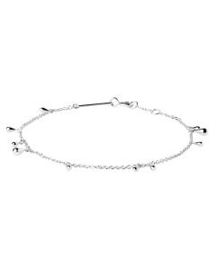 PDPAOLA Slušivý strieborný náramok Teardrop Essentials pu02-588-u