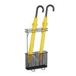 Štvorcový kovový stojan na dáždniky RD47530, čierny