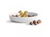 Porcelánová miska s veveričkou Sagaform Squirrel 5017722, biela