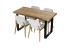 Expedo Jedálenský stôl VANE, 120x60x75, dub craft zlatý