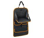 Organizér so stolíkom do auta 69,5x40,5 cm čierna/oranžová