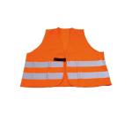 Vesta s reflexnými pásikmi oranžová veľ. UNI