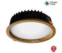 APLED APLED - LED Podhľadové RONDO WOODLINE LED/12W/230V 3000K pr. 20 cm dub masív