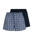 BOSS - trenky 2PACK natural pure cotton blue little cubes combo (HUGO BOSS)