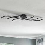 LED stropné svietidlo Largo 3-svetelné čierne