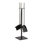 4-dielne náradie ku krbu RD48610, čierna