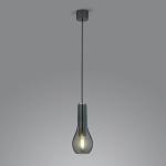 Závesné svietidlo Gara tienidlo dymové sklo, 1-pl.