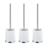 Toaletná kefa s držiakom RD48308, biela 3ks