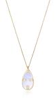 Viceroy Pozlátený náhrdelník s perleťou a zirkónmi Chic 14096C01012