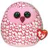 ty Squishy Pinky ružová sova 22cm