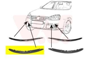 VAN WEZEL Kryt nárazníku 5886482